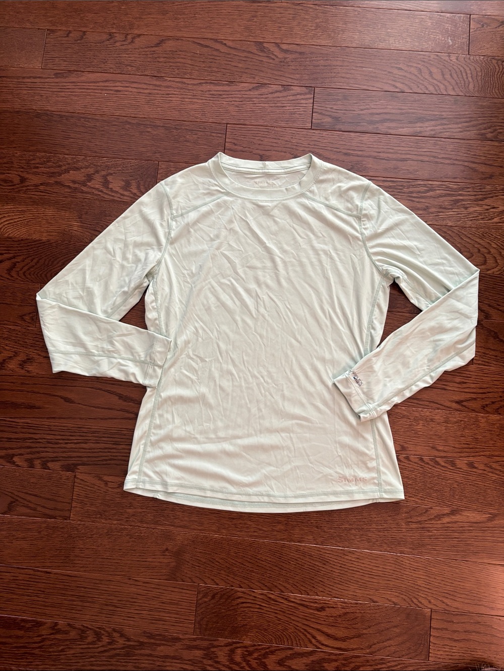 Simms Binks light Mint Long-Sleeve Women's fishing Top w spf